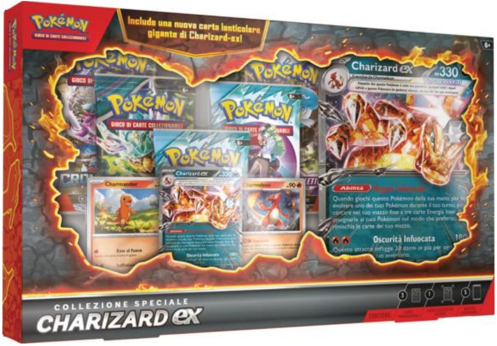 Pokemon Collezione Speciale Charizard EX 1 Pezzo ITA